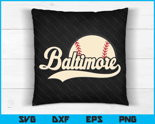Baseball American Lover Baltimore Baseball SVG PNG Digital Cutting Files
