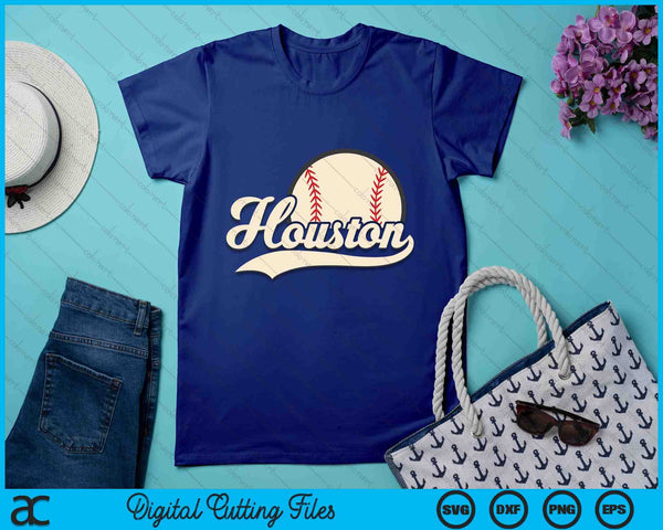 Baseball American Lover Houston Baseball SVG PNG Digital Cutting Files