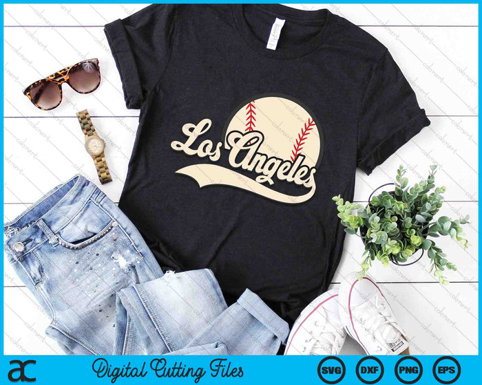 Baseball American Lover Los Angeles  Baseball SVG PNG Digital Cutting Files