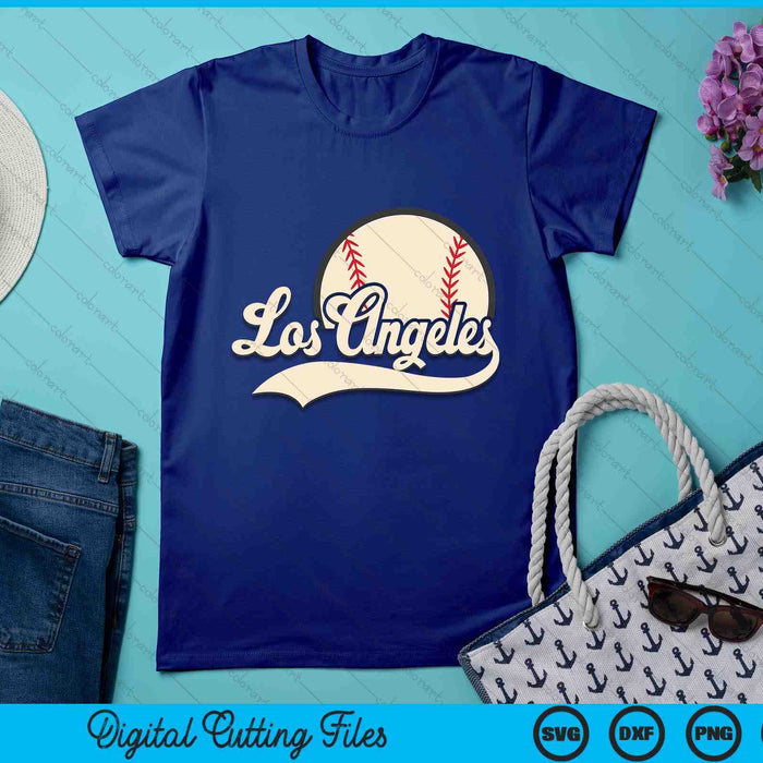 Baseball American Lover Los Angeles  Baseball SVG PNG Digital Cutting Files