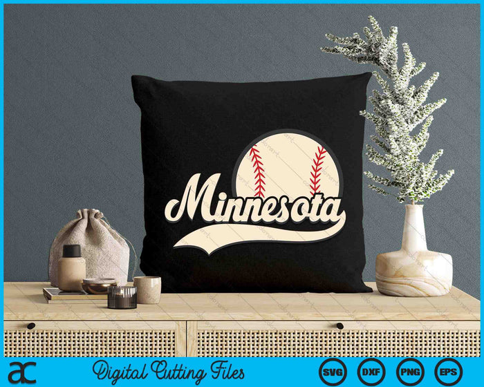 Honkbal Amerikaanse minnaar Minnesota honkbal SVG PNG digitale snijbestanden