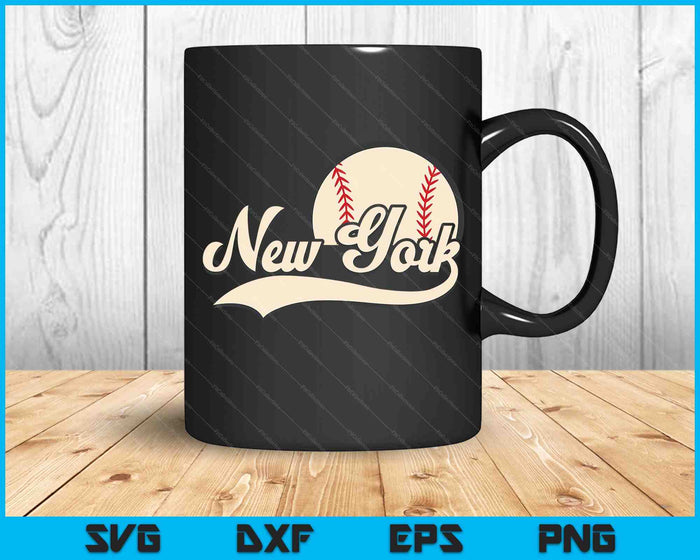 Baseball American Lover New York Baseball SVG PNG Digital Cutting Files