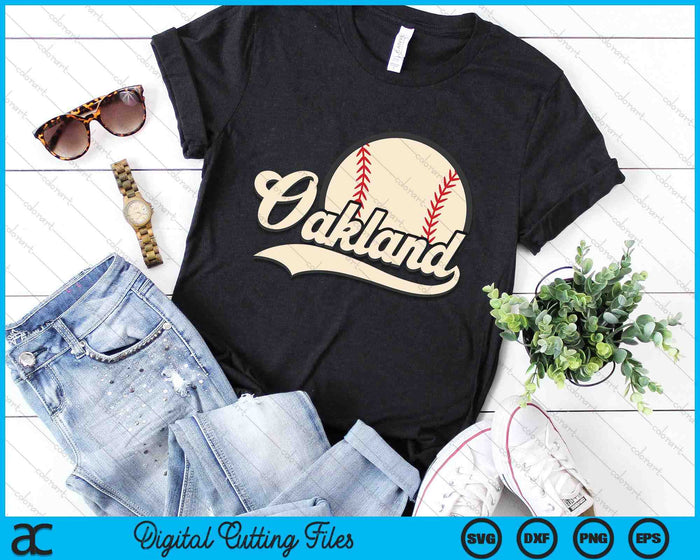 Baseball American Lover Oakland Baseball SVG PNG Digital Cutting Files