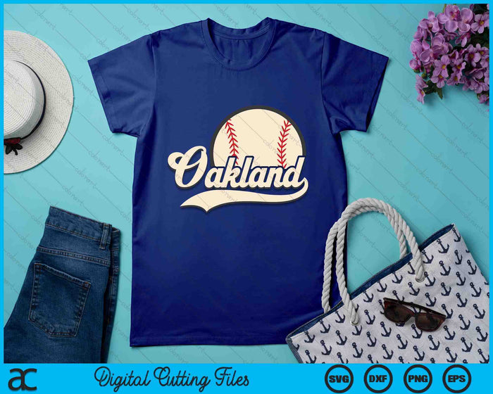 Baseball American Lover Oakland Baseball SVG PNG Digital Cutting Files