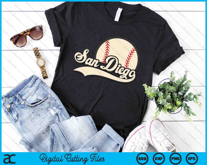 Baseball American Lover San Diego Baseball SVG PNG Digital Cutting Files