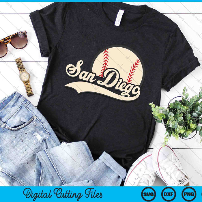Baseball American Lover San Diego Baseball SVG PNG Digital Cutting Files