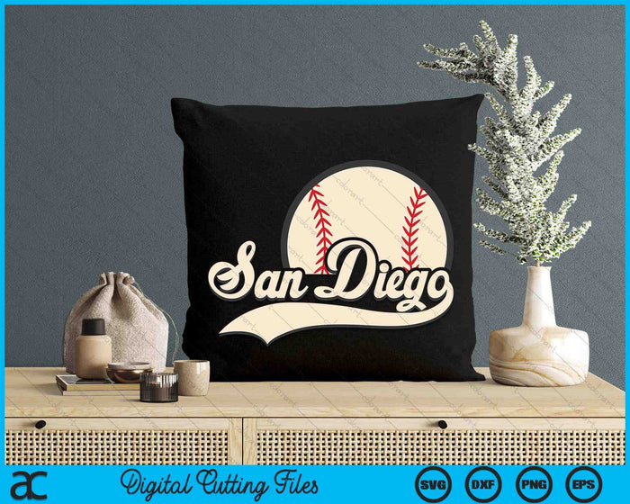Baseball American Lover San Diego Baseball SVG PNG Digital Cutting Files