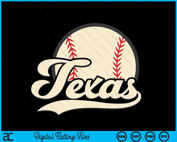 Baseball American Lover Texas Baseball SVG PNG Digital Cutting Files