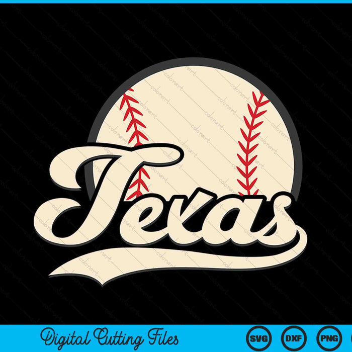 Baseball American lover Texas baseball SVG cut file
