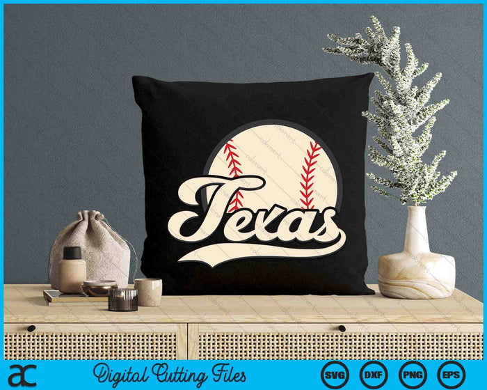 Honkbal Amerikaanse minnaar Texas honkbal SVG PNG digitale snijbestanden