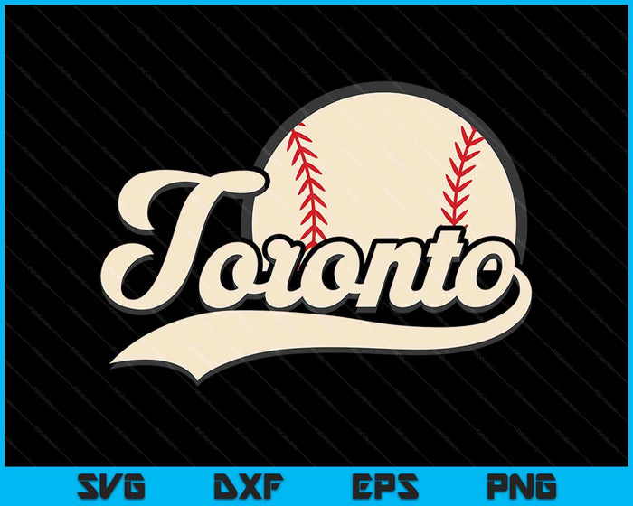 Honkbal Amerikaanse minnaar Toronto honkbal SVG PNG digitale snijbestanden 