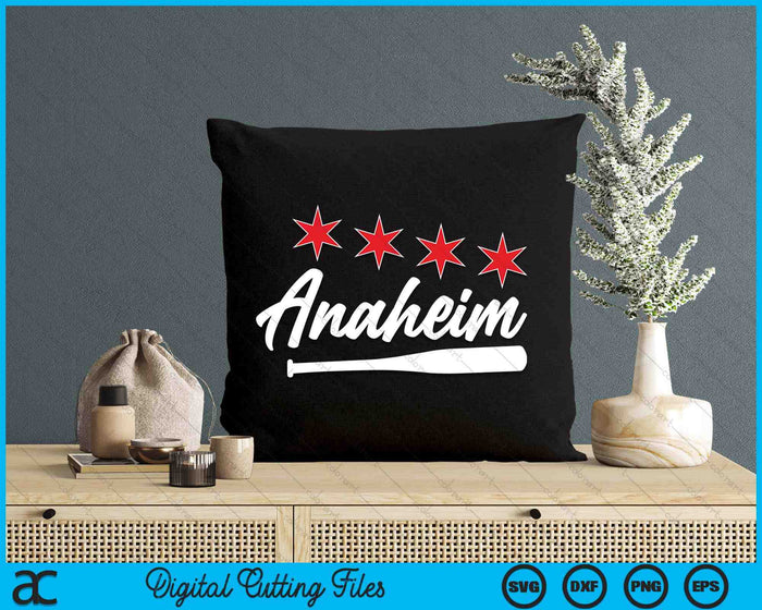 Baseball Anaheim Lover Cute Anaheim Baseball Bat American SVG PNG Digital Cutting Files