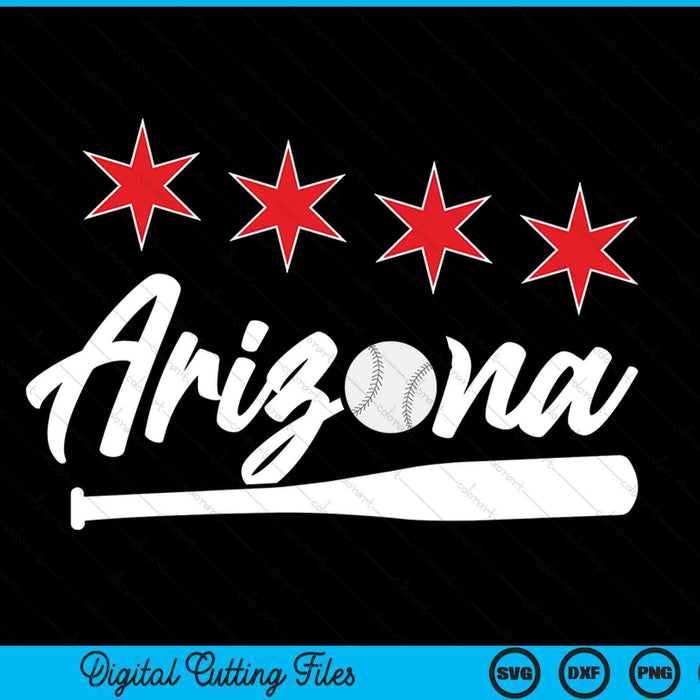 Baseball Arizona lover cute Arizona baseball bat American SVG cut file