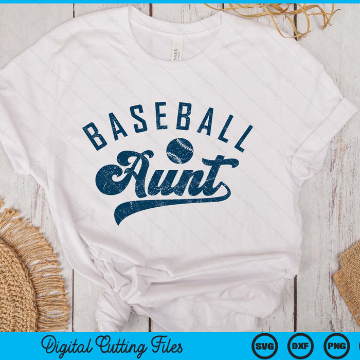 Baseball Aunt Gifts Mother's Day SVG PNG Digital Printable Files