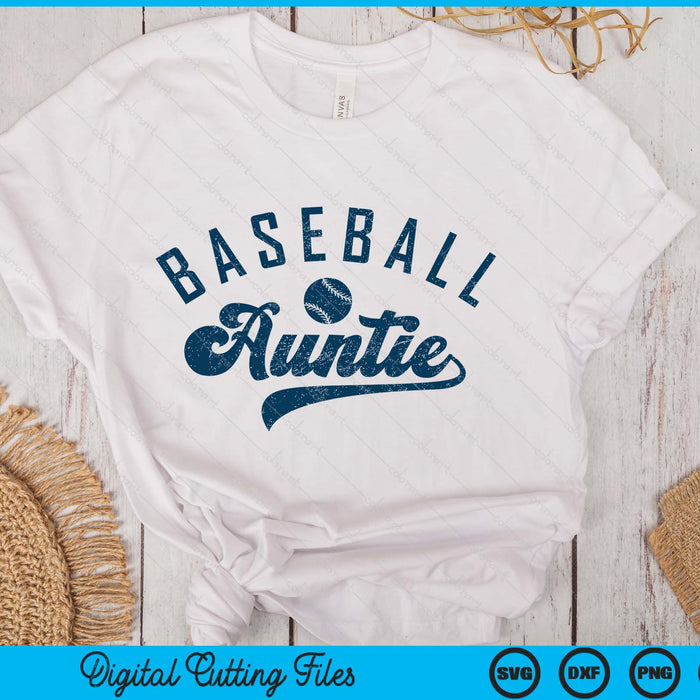 Baseball Auntie SVG PNG Digital Printable Files