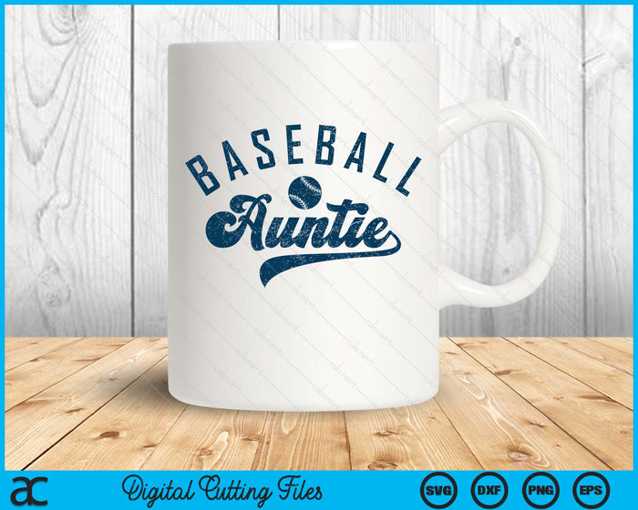 Baseball Auntie SVG PNG Digital Printable Files