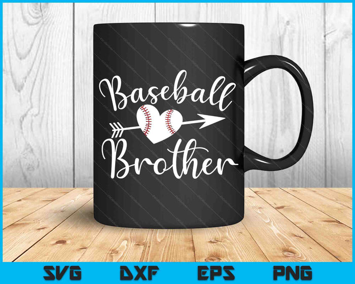 Baseball Brother SVG PNG Digital Cutting Files