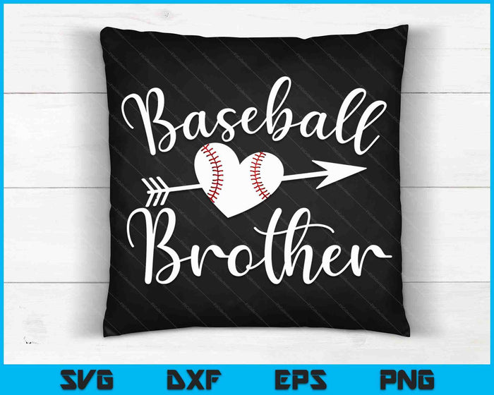 Baseball Brother SVG PNG Digital Cutting Files