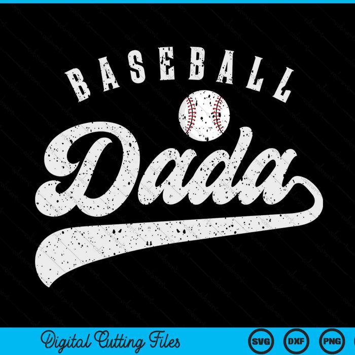Baseball dada SVG cut file