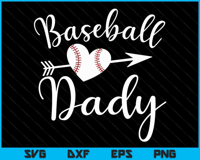 Baseball Dady SVG PNG Digital Cutting Files