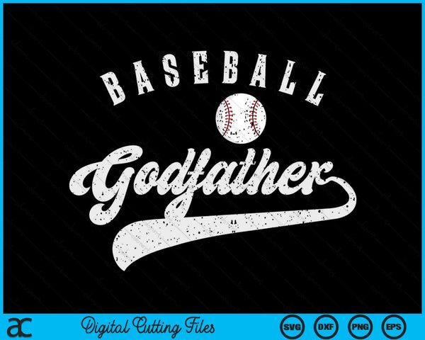 Baseball Godfather SVG PNG Digital Printable Files