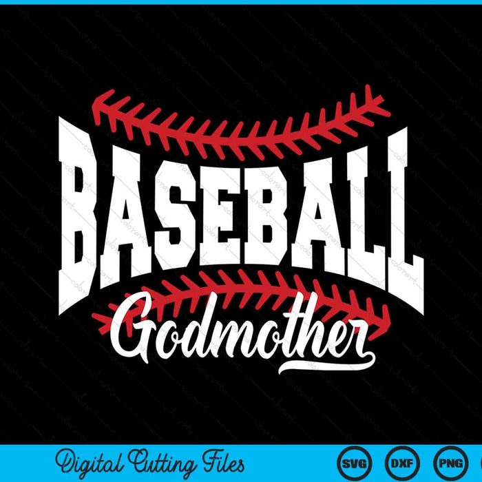 Honkbal Godmother SVG PNG snijden afdrukbare bestanden