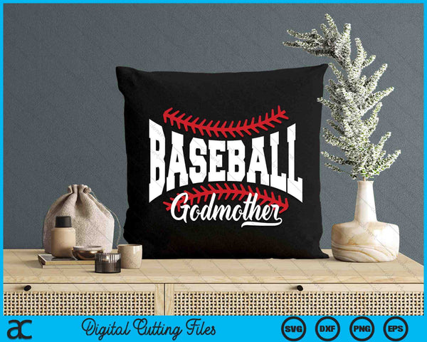 Baseball Godmother SVG PNG Cutting Printable Files