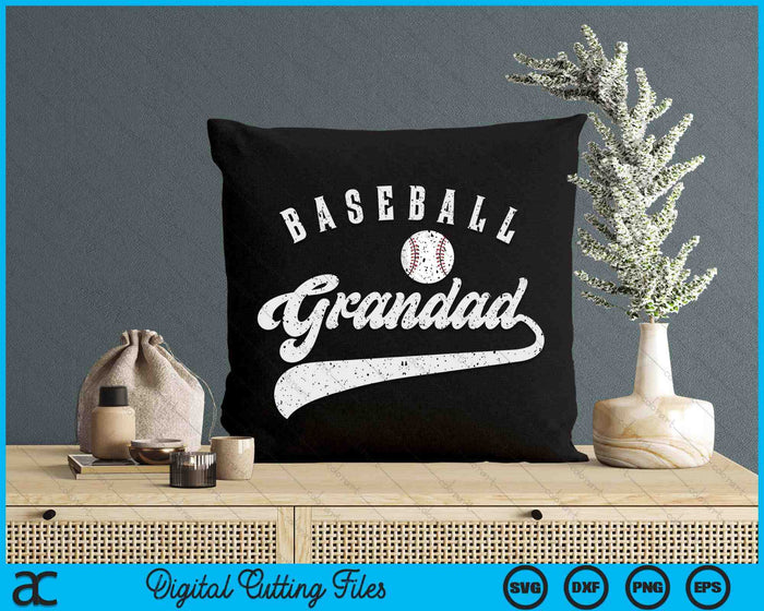 Baseball Grandad SVG PNG Digital Printable Files