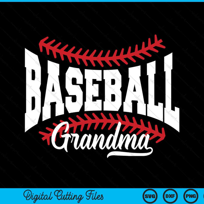 Baseball Grandma SVG PNG Cutting Printable Files
