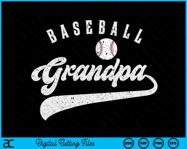 Baseball Grandpa SVG PNG Digital Printable Files