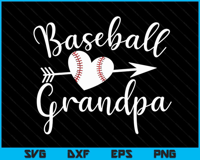 Baseball Grandpa SVG PNG Digital Cutting Files