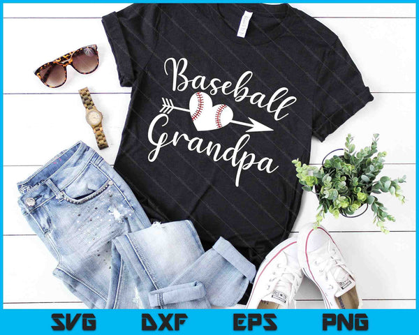 Baseball Grandpa SVG PNG Digital Cutting Files