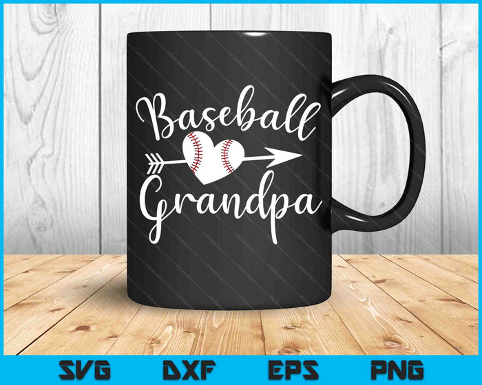 Baseball Grandpa SVG PNG Digital Cutting Files