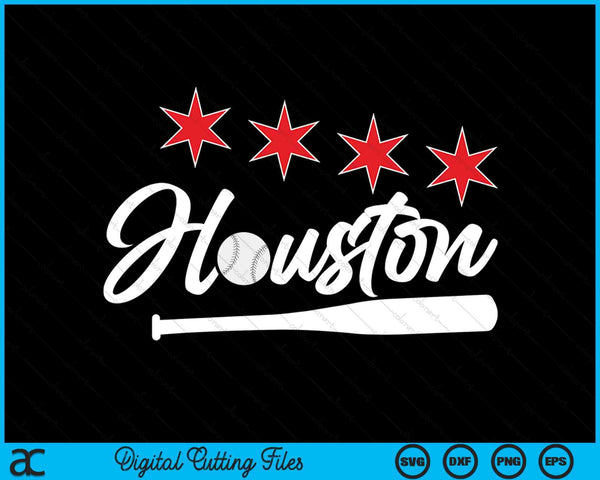 Baseball Houston Lover Cute Houston Baseball Bat American SVG PNG Digital Cutting Files