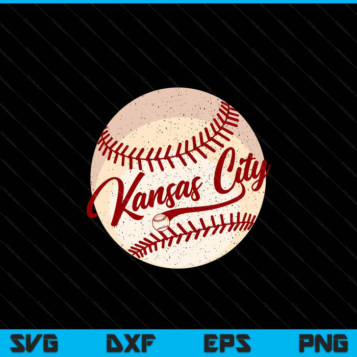 Baseball Kansas City love blue color royal national pastime SVG PNG cut file for Cricut
