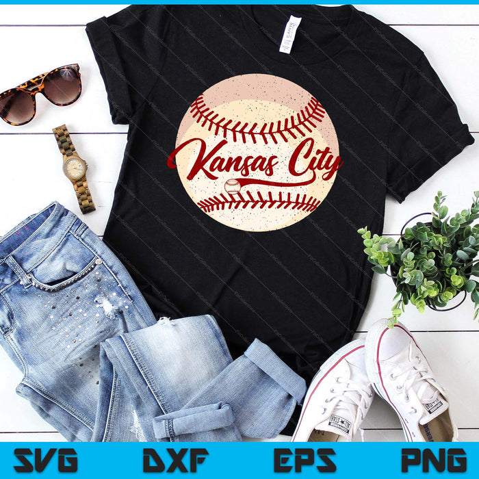 Baseball Kansas City Love Blue Color Royal National Pastime SVG PNG Digital Cutting Files