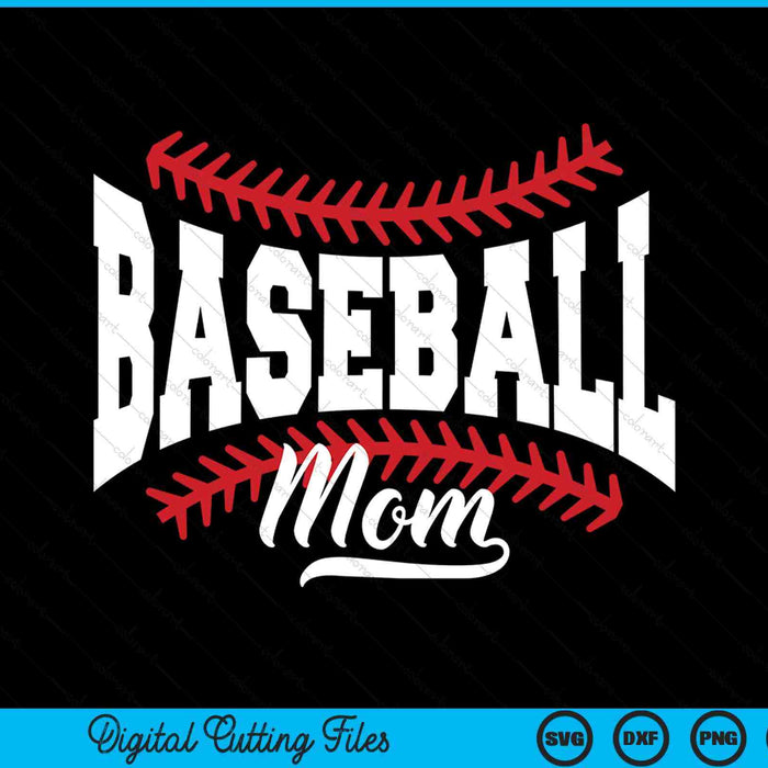Honkbal moeder SVG PNG snijden afdrukbare bestanden