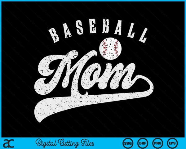 Baseball Mom SVG PNG Digital Printable Files