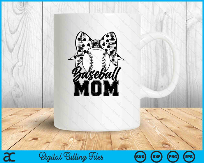 Baseball Mom Game Day Mother's Day SVG PNG Digital Printable Files