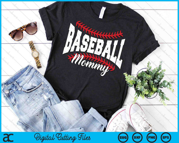 Baseball Mommy SVG PNG Cutting Printable Files