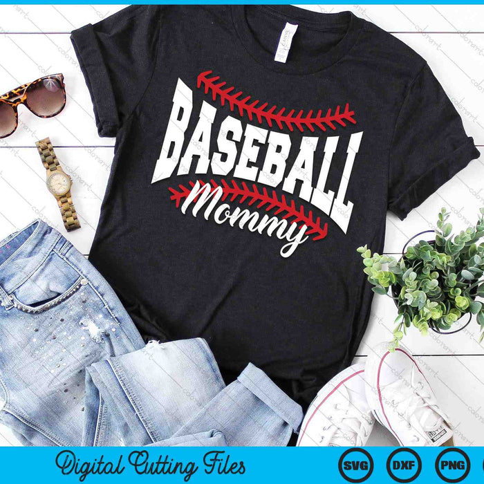 Baseball Mommy SVG PNG Cutting Printable Files