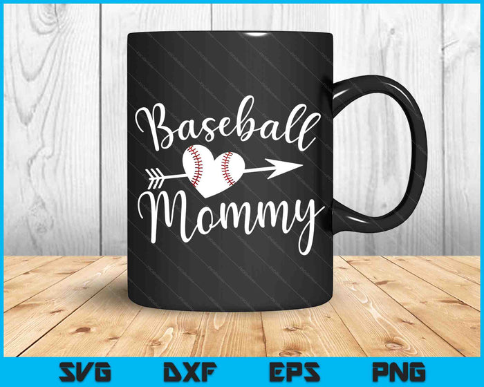 Baseball Mommy SVG PNG Digital Cutting Files