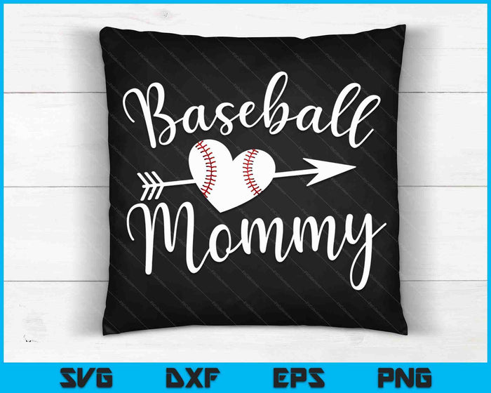 Baseball Mommy SVG PNG Digital Cutting Files