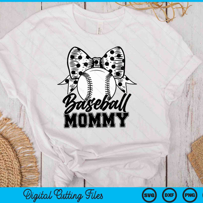 Baseball Mommy Game Day Mother's Day SVG PNG Digital Printable Files