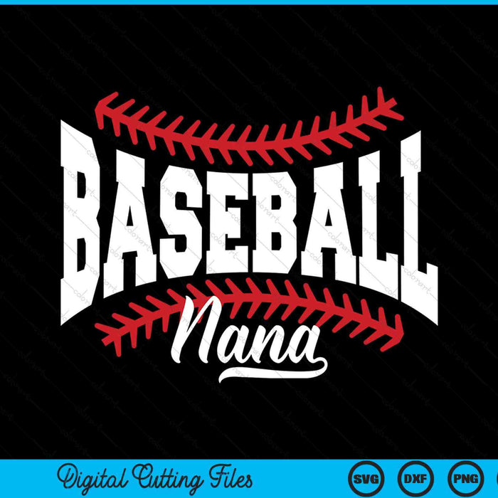 Baseball Nana SVG PNG Cutting Printable Files