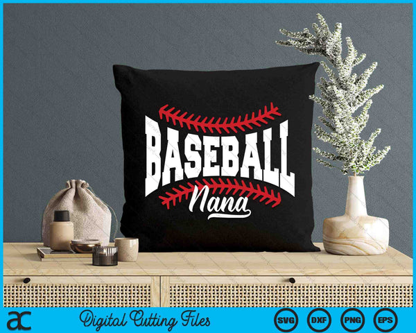 Baseball Nana SVG PNG Cutting Printable Files