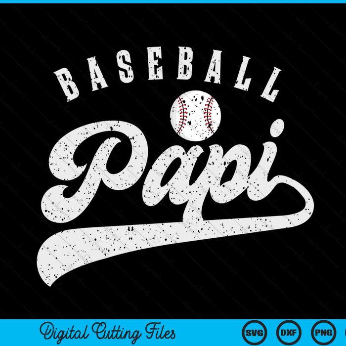Baseball papi SVG cut file