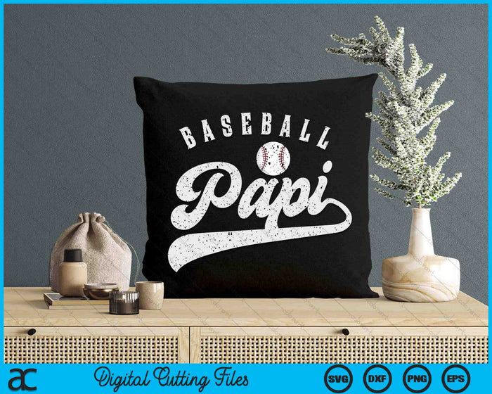 Baseball Papi SVG PNG Digital Printable Files