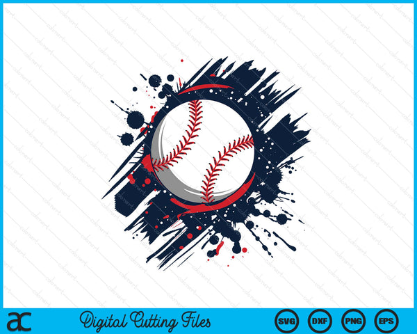 Baseball player and fan SVG cut file