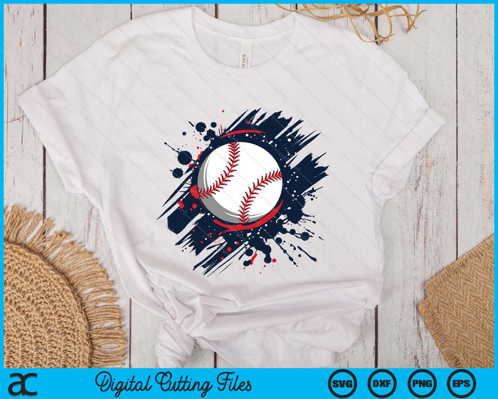 Baseball Player And Fan SVG PNG Digital Printable Files